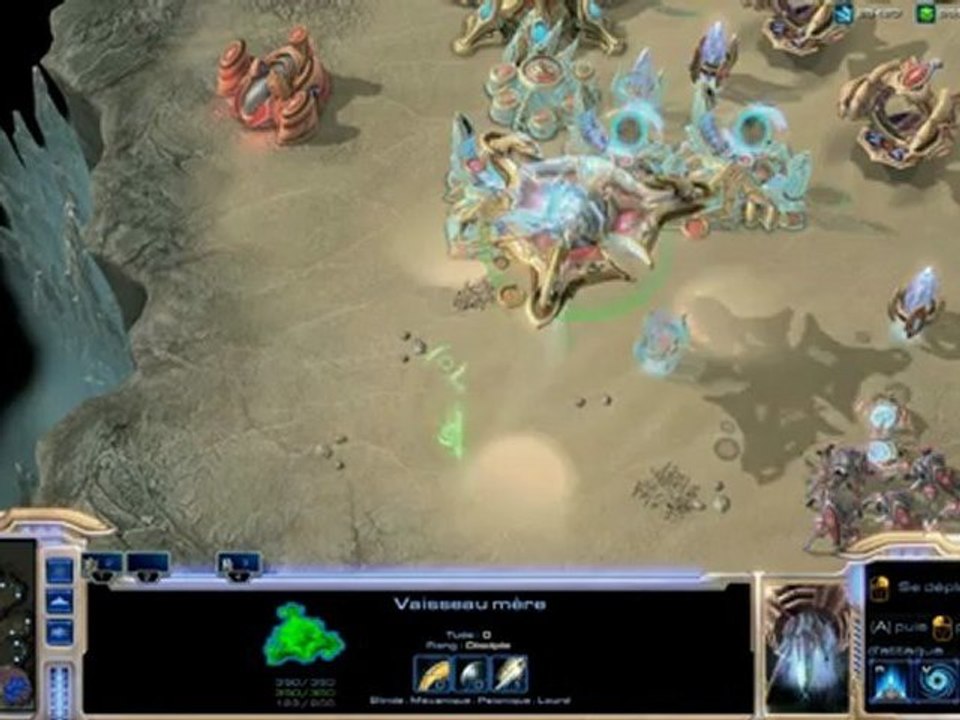 HotS - Nouvelles unités Protoss en action