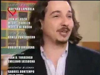 Rebelde Way capitulo 101, blooper junto a Santiago