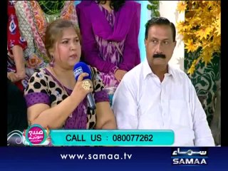 Subah Saveray Samaa Ke Saath With Sanam Baloch - 6th Sep 2012 Part 2