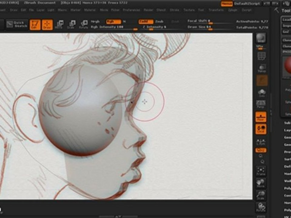 ZBrush : Mettre une image de fond