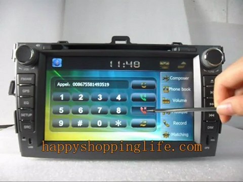 Autoradio GPS Toyota, Autoradio Multimédia Toyota, lecteur DVD Toyota
