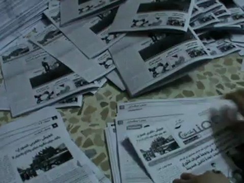 Production du journal Raisons de mon pays au Liban