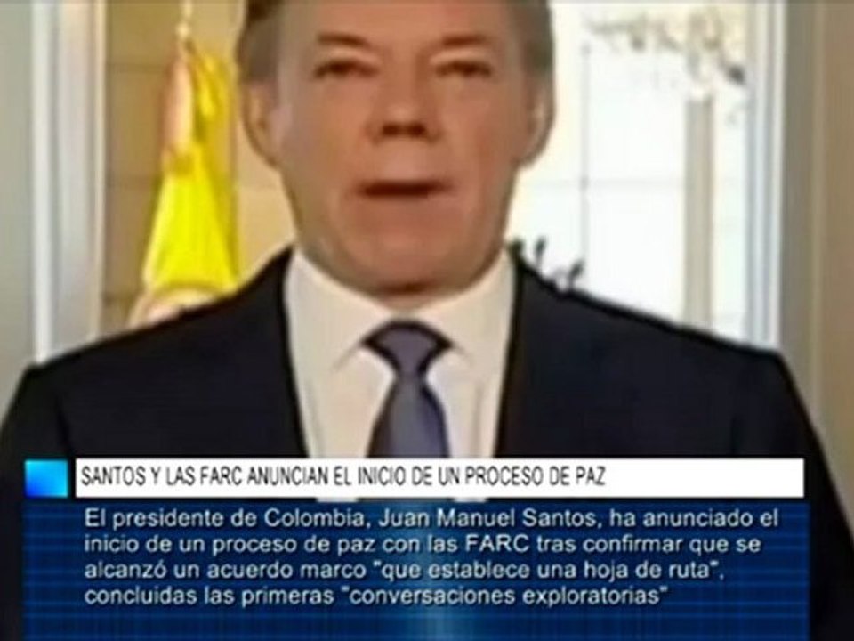 Santos y las FARC anuncian el inicio de un proceso de paz