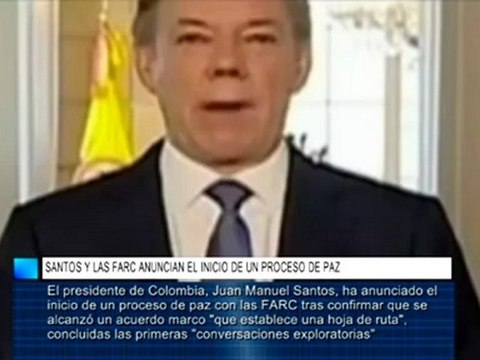 Santos y las FARC anuncian el inicio de un proceso de paz