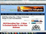 MLM Recruiting Tips With Emmanuel Adegbola