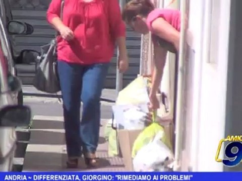 Andria | Differenziata, Giorgino: Rimediamo ai problemi