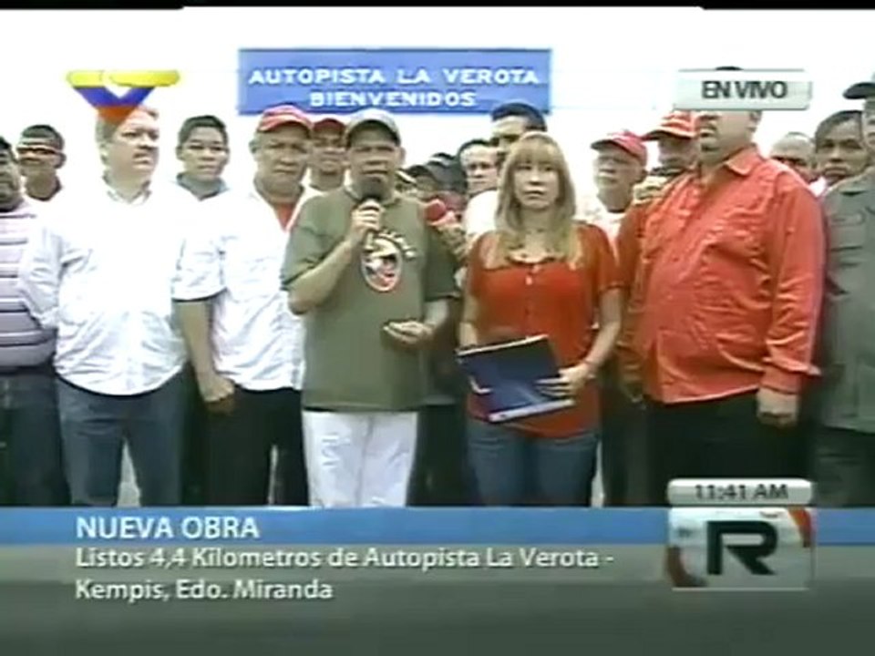 (Vídeo) Aperturan 4.4 km. de la autopista La Verota-Kempis