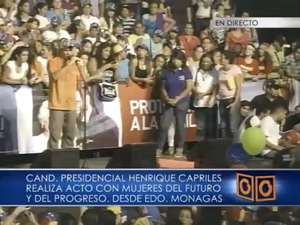 Así fue el encuentro de Capriles con las mujeres de Monagas
