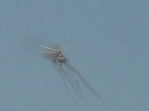 Syrian Helicopter vs Rebels in Aleppo
