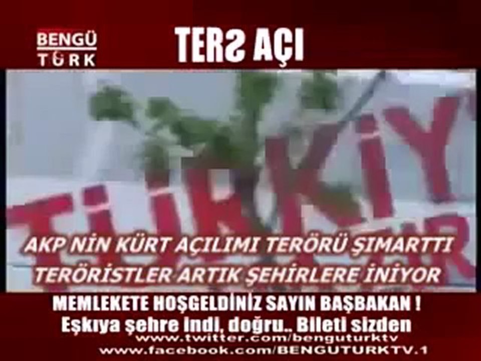 KÜRT AÇILIMI TERÖR YANDAŞLARINI ŞIMARTTI
