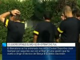 Deportes / Fútbol; Los jugadores disponibles del Barça vuelven a entrenar con el filial