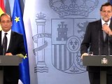 Conférence de presse avec M. Mariano Rajoy à Madrid