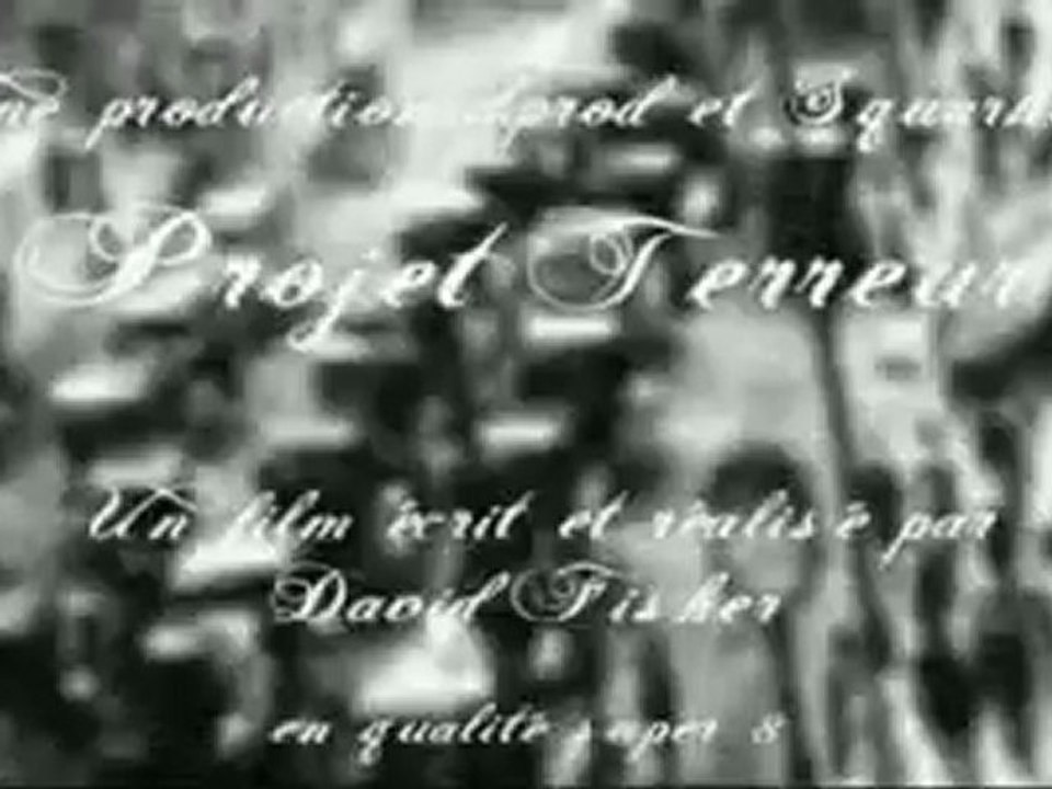 PROJET TERREUR trailer very old school