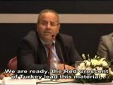 Mr. Ayoub Kara answering a question at the joint press conference with Mr. Adnan Oktar (May 12nd, 2011, Istanbul)