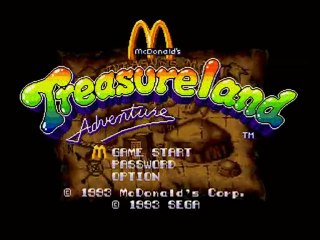 Direct Live McDonald's Treasure Land Adventure (Megadrive)