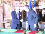 Signature d’une convention entre le ministère des Affaires étrangères et GDF Suez (18.07.12)