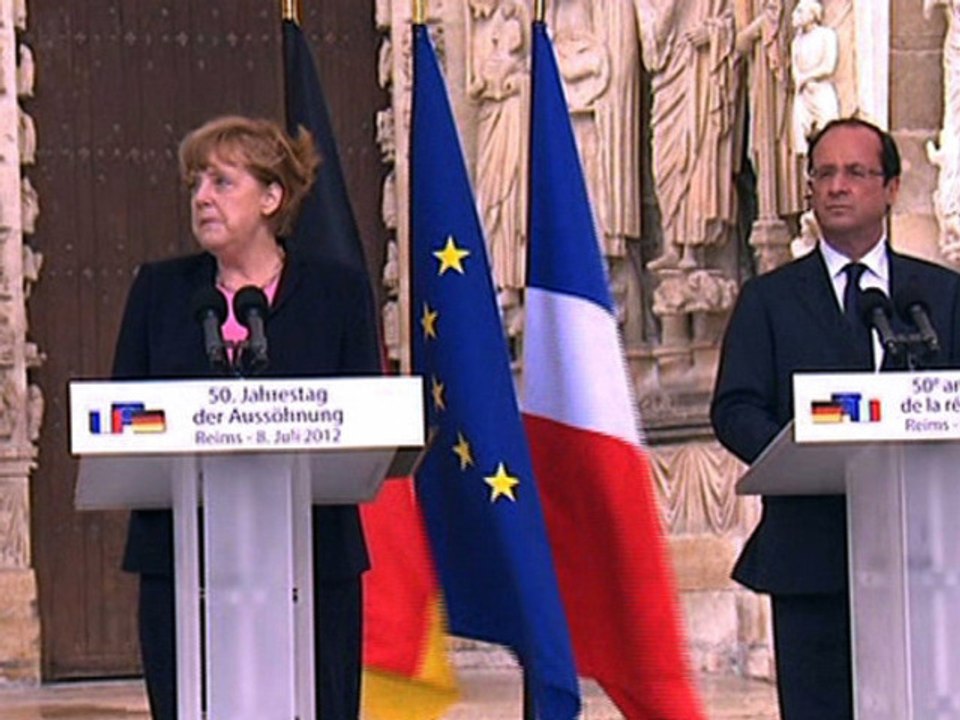 50ème anniversaire de la rencontre Adenauer - de Gaulle, à Reims