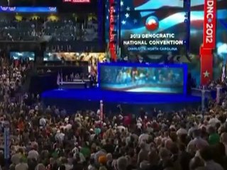 Seriously injured former U.S. lawmaker wows Democrat convention