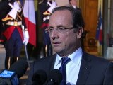 Allocution du Président après son entretien avec M. Michel SLEIMANE