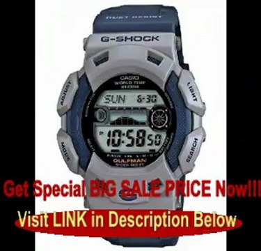 Casio G-Shock Gulfman Tide Moon Black Dial Men's LIMITED EDITION GREY WITH NAVY BLUE watch GR9110ER-2DR REVIEW
