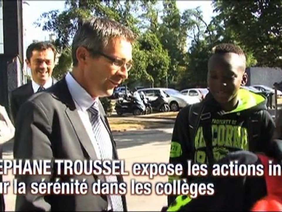 Visite du colège Garcia Lorca de Saint-Denis