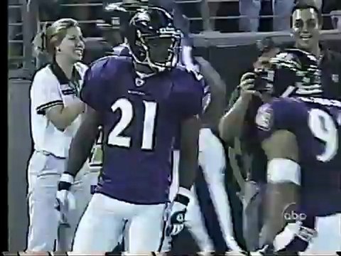 Ravens Chris McAlister 107 yard field goal return