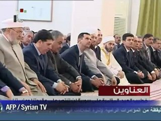 Apparition publique de Bachar el-Assad