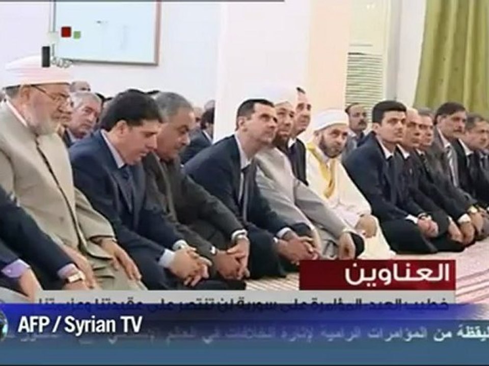 Apparition publique de Bachar el-Assad