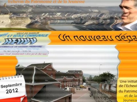 Namur, Ecole d'Heuvy, inauguration après rénovation