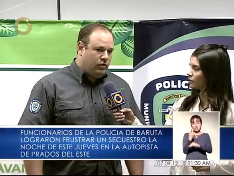 PoliBaruta frusta secuestro en autopista Prados del Este