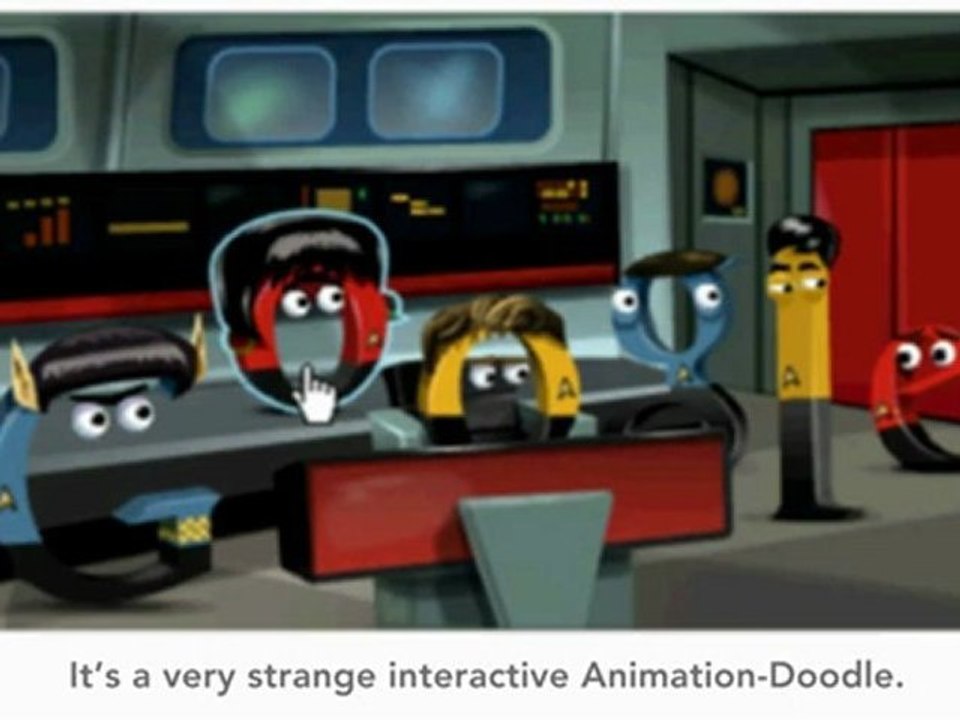 Star Trek Original Google doodle