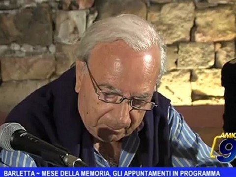 Barletta | Mese della memoria, gli appuntamenti in programma