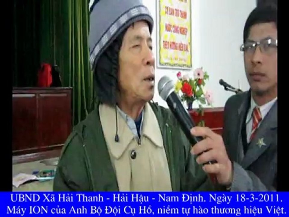 Kết quả sau khi sử dụng máy cân bằng ion Việt Am - KHOI U UBND HAI THANH