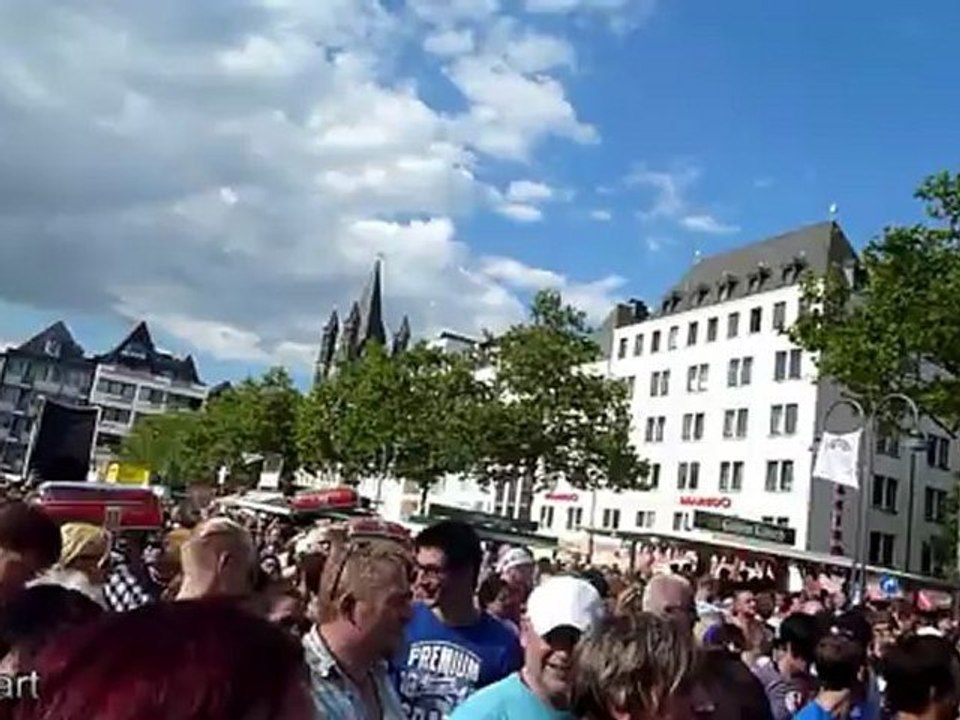 03 Margarethe Schreinemakers und Bernd von Fehrn - Schenk Mir Dein Herz (Höhner) - CSD Köln, 07.07.2012