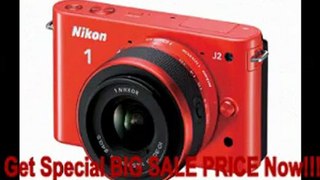 BEST BUY Nikon 1 J2 10.1 MP HD Digital Camera with 10-30mm VR Lens (Orange)