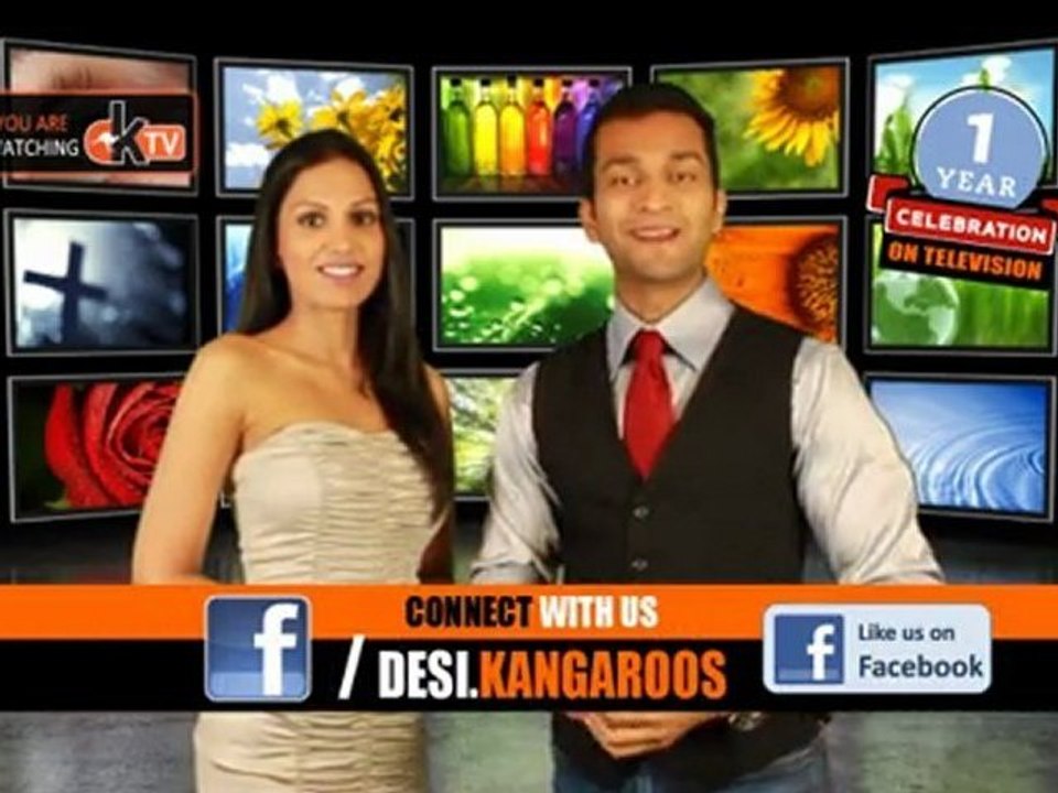 Desi Kangaroos TV celebrates 1 year on Television !! Australia's Local Indian TV Show !! Loads of Bollywood, News, & Lifestyle!
