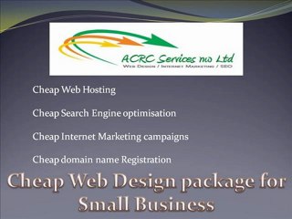 Affordable Website Design