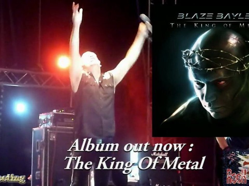 BLAZE BAYLEY  ROCK KNIGHTS  Man on the Edge  25/08/2012 (ex Iron Maiden)