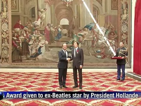 Paul McCartney receives French Legion of Honour