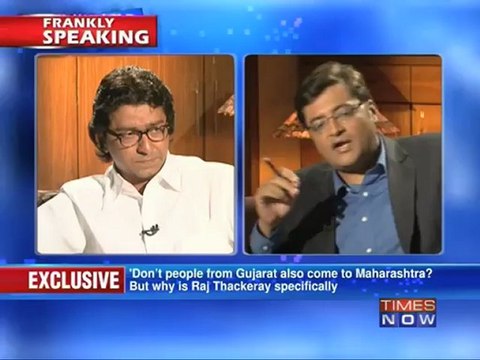 Raj Thackeray on Frankly Speaking with Arnab Goswami (Part 4 of 14)