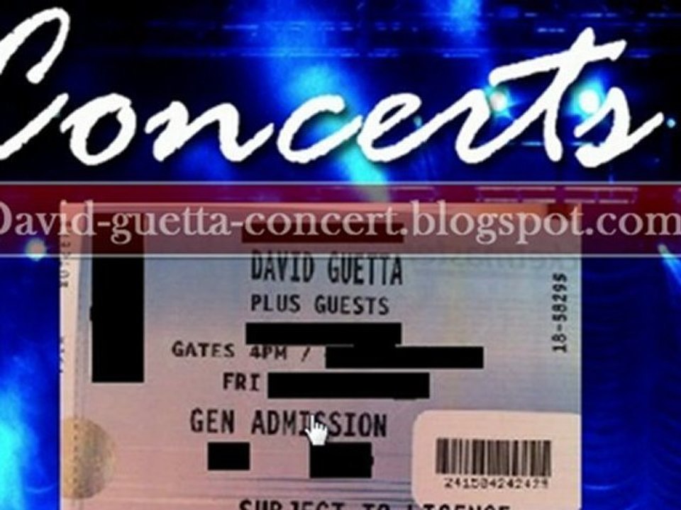 David guetta without you official video hd 1080p CONCERT TICKETS !