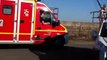 Saint-Nazaire : un hélico de sauvetage sur la jetée Est du port de St Nazaire
