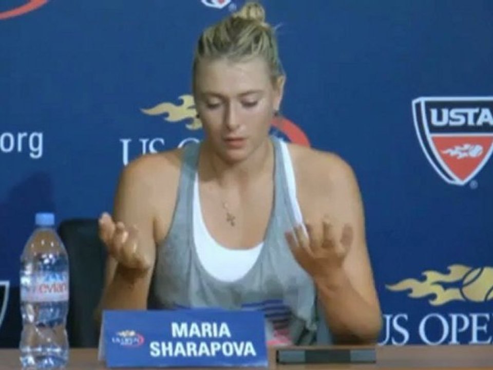 US Open: Sharapowa: 'Es ist frustrierend'