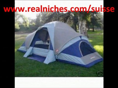 Suisse Sport Wyoming 3 Room Family Dome Tent 18 x 10