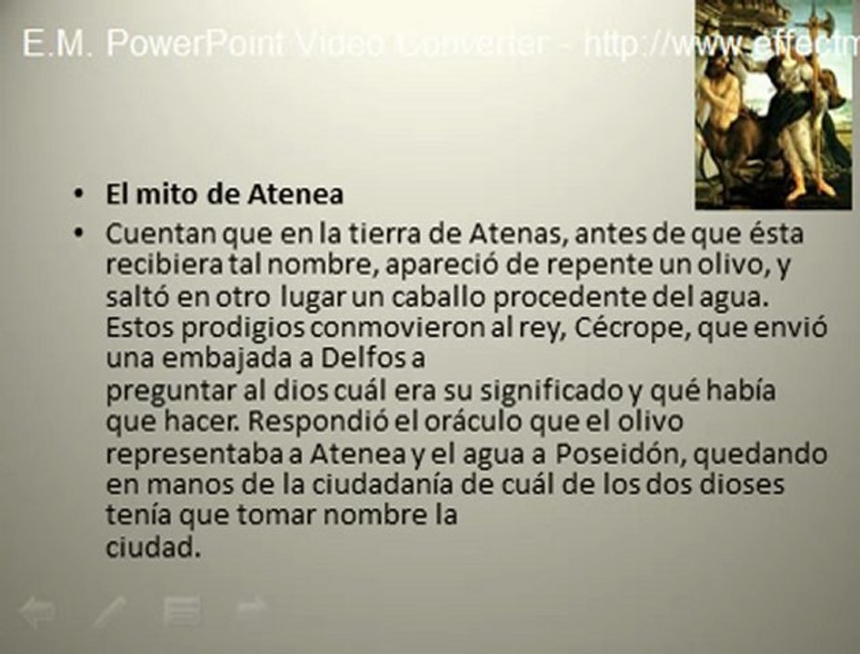 EL MITO DE ATENEA