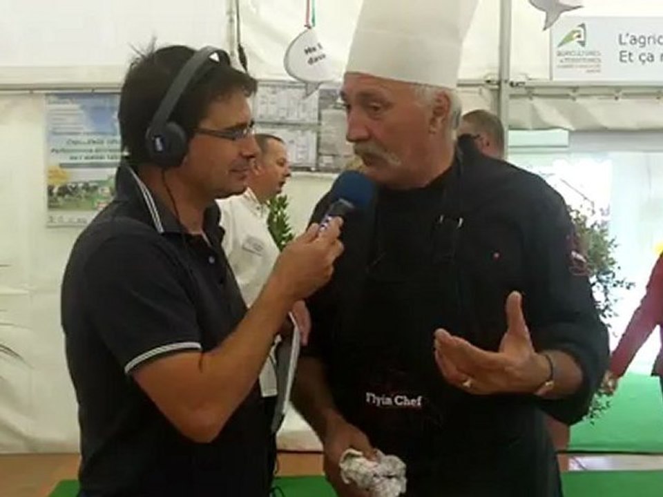 Les Toqués de France Bleu Cotentin cuisinent en direct de la foire de Lessay
