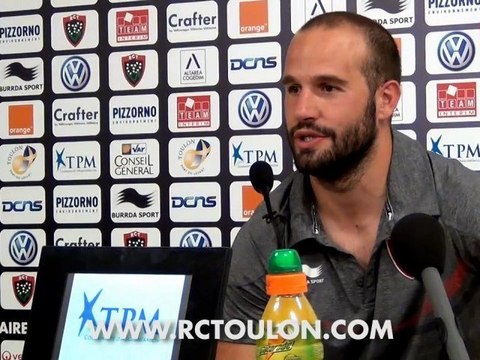 Après-match Toulon - UBB