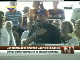 (Vídeo) Aunque está por debajo en las encuestas, Capriles dice  en todo le he ganado al gobierno