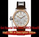 BEST BUY Men's 10472 Russian Diver Light Grey Textured Dial Brown Leather Watch