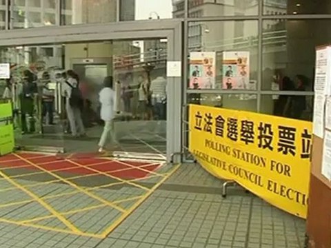 Voters head to the polls in Hong Kong